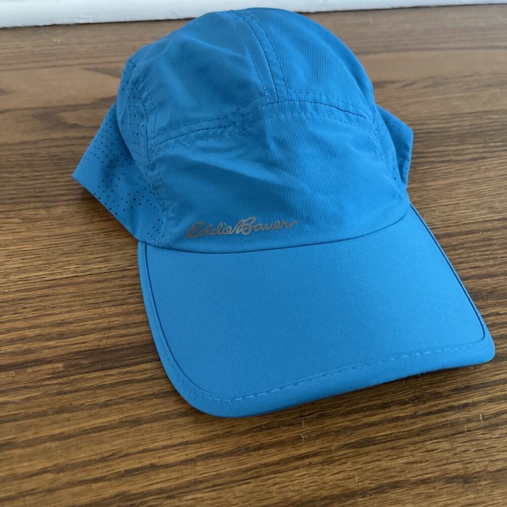 Eddie Bauer Running Hat Unisex One Size Blue FreeShade Performance Hiking Cap